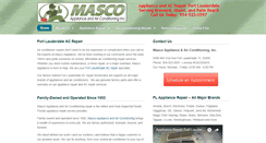 Desktop Screenshot of mascoappliance.com